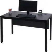 Mendler Schreibtisch MCW-E94, Bürotisch Computertisch 120x60cm schwarz