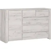 Wójcik Kommode Amazonas ¦ weiß ¦ Maße (cm): B: 119 H: 79 T: 40.0