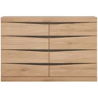 Wójcik Kommode Summer ¦ holzfarben ¦ Maße (cm): B: 126 H: 84 T: 40.0