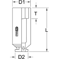 Ks Tools 3/4" Sechskant-Kraft-Stecknuss, lang