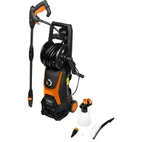 Neo Tools Hochdruckreiniger 1600W, 135Bar - Kraftvolle Reinigung für Auto, Terrasse & Garten, Inklusive Umfangreichem Zubehörset