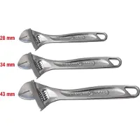 Ks Tools Rollgabelschlüssel-Satz, verstellbar, 3-tlg