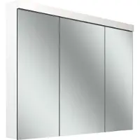 Schneider LOW plus LED Spiegelschrank, 3 Türen 30/40/30cm, 995x120x747mm, Beleuchtung oben