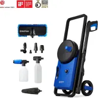 Nilfisk Core 140-6 PowerControl – Autowasch-Hochdruckreiniger EU, elektrisch, stehend, 474 l/h, 1800 W, blau