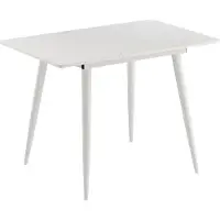 Vicco Esstisch Beaver Weiß 80-110 x 70 cm ausziehbar, Model 51775