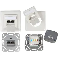Efbe-Schott EFB Elektronik ET-25211.2V1, 2 x RJ-45, Weiß