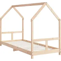 vidaXL "Winterschlussverkauf "Kinderbett - CLORIS - Jugendbett eleganten Design - 80x200 cm Massivholz Kiefer - NeuMöbel4801261