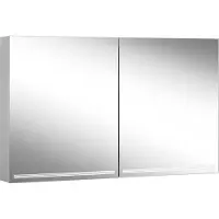 Schneider GRACE LED Spiegelschrank, 2 Türen 60/60cm, Anschlag li. u. re., 1195x120x700mm, 4000K, si