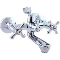 RAV MORAVA Wand-Wannenarmatur aus Chrom mit SLEZAK Handbrause Ihre Auswahl: Ohne Handbrause,