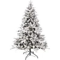 Generic Rebecca Mobili Verschneiter Weihnachtsbaum, 210 cm mit 1791 Zweigen