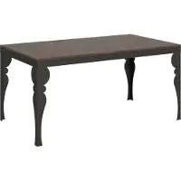 Itamoby Ausziehbarer Tisch 90x160/420 cm Paxon Evolution Walnuss-Anthrazit-Gestell
