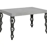 Itamoby Ausziehbarer Tisch 90 x 120/224 cm, Gestell Karamay Cement Anthrazit