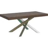 Itamoby Ausziehtisch 200/460x90 cm Volantis Nussbaum mehrfarbig Beine 4/A