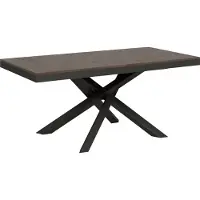 Itamoby Ausziehbarer Tisch 90x180/284 cm Volantis Evolution Walnuss-Anthrazit-Gestell