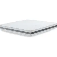 THE WHITE STONE Matratze 80x190 cm aus hypoallergenem Waterfoam, 20 cm | Wattierung aus Vlies und Bezug aus atmungsaktivem 3D-Gewebe, anti-milben und antifungizid | Hergestellt in Italien