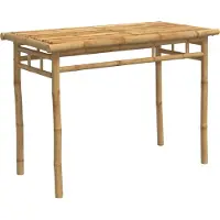 Syfax Garten-Esstisch 110x55x75 cm Bambus