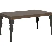 Itamoby Ausziehbarer Tisch 90x160/264 cm Paxon Walnuss Anthrazit Gestell