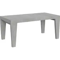 Itamoby Ausziehbarer Tisch 90x180/284 cm Spimbo Cemento