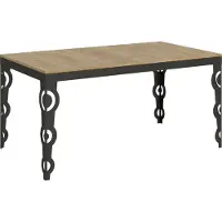 Itamoby Ausziehbarer Tisch 90x160/420 cm Karamay Evolution Eiche Natur Anthrazit Gestell