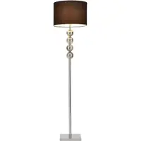 Lux.pro Stehleuchte E27 [155 cm x Ø37 cm] Stehlampe Standleuchte Schwarz []