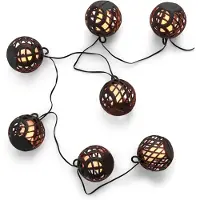 Expo Börse Kynast Garden Solar LED Lichterkette mit 8 Laternen Länge 2m