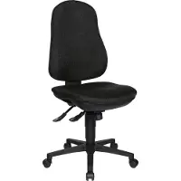 Topstar Bürodrehstuhl Support SY ohne Armlehnen, grau