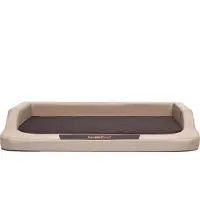 HOBBYDOG Orthopädisches Hundebett "Medico Standard" L - 94x62x15cm - gesund & komfortabel, 2 Schichten Schaumstoff, , ideal für ältere Hunde