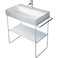 Duravit Metallkonsole DuraSquare 86,5x45cm, bodenstehend, chrom