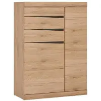 Wójcik Kommode Turino , holzfarben , Maße (cm): B: 86 H: 119 T: 40.0