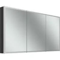 Schneider GLOW D2W Spiegelschrank, 3 Türen 45/50/45cm, 1413x136x736mm, rundum Beleuchtung, Dim2Warm, 218.141.02.44