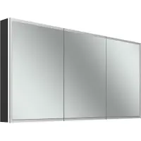 Schneider GLOW D2W Spiegelschrank, 3 Türen 50/50/50cm, 1513x136x736mm, rundum Beleuchtung, Dim2Warm, 218.151.02.44