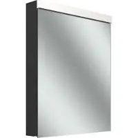 Schneider LOW plus LED Spiegelschrank, 1 Tür 60cm, Anschlag wechselbar, 595x120x747mm, Steckdose re