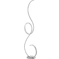 ONDALUCE Flok LED Stehleuchte von 44w 4400lm 3000K H.157cm Dimmbar Silber