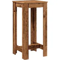 vidaXL Bartisch Altholz-Optik 51x50x103,5 cm Holzwerkstoff
