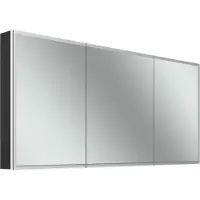 Schneider GLOW D2W Spiegelschrank, 3 Türen 50/60/50cm, 1613x136x736mm, rundum Beleuchtung, Dim2Warm, 218.161.02.44