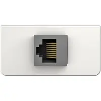 Kindermann Konnect design click Cat-6/6A, Anschlussblende mit Schneid-/Klemmtechnik