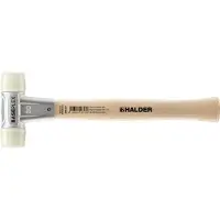 HALDER Schonhammer Baseplex Länge 280mm Kopf-Durchmesser 30mm 360g weiß - Nylon - 3908030