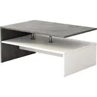 Vicco Couchtisch Mike Beton 90 x 60 cm, Model 40295