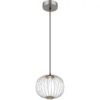 Globo Lighting Hängeleuchte Metall Nickel matt, LED