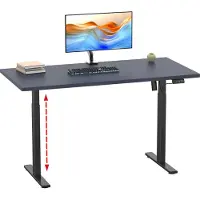VCM Schreibtisch höhenverstellbar Lona 140x50