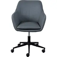 Ebuy24 Werry Bürostuhl, grau, mit den Maßen 63 cm Breite, 84 cm Höhe und 63 cm Tiefe