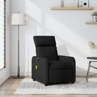 Prolenta Maison Exclusive - Massagesessel Schwarz Stoff