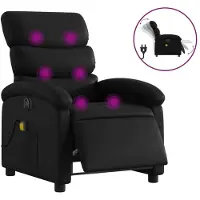 Sonstiges Massagesessel Elektrisch Schwarz Kunstleder
