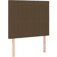 Syfax Kopfteil Dunkelbraun 90x5x118/128 cm Stoff