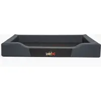 HOBBYDOG Hundekissen Hundebett Hundekissen Tierbett Katzenbett Hundekorb Schlafplatz - Deluxe - 120 x 80 x 16 cm [Größe: XXL] - Grau