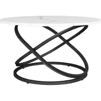 Vicco Couchtisch Calgary Weiß 79.5 x 46 cm mit großer Arbeitsfläche, Model 41527