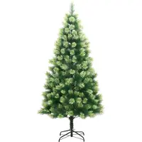 Syfax Künstlicher Weihnachtsbaum Klappbar mit Ständer 150 cm