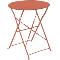 Oviala Klapptisch aus Stahl terracotta - Annecy