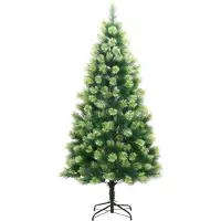 Syfax Künstlicher Weihnachtsbaum Klappbar mit Ständer 180 cm