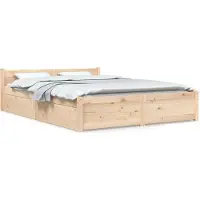 Syfax Bett mit Schubladen 150x200 cm